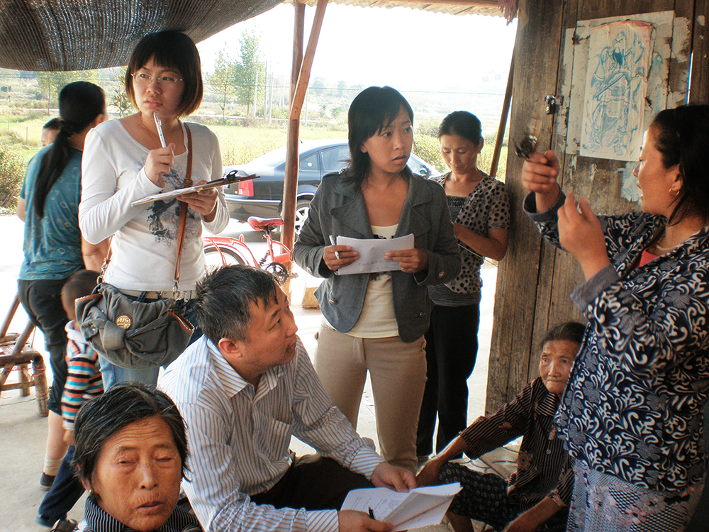 Professor Peng Gong's at field work