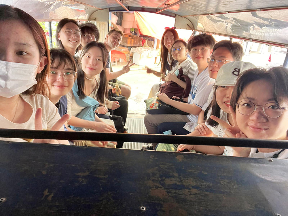 Hong Kong students near the Thai-Myanmar border